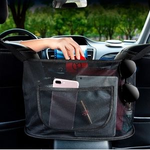 SYT Car Net Pocket Handbag Holder,Car Back seat Organizer Between Seat ,Net Mesh